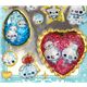 crystal glitter sticker soap bubbles with necklace