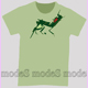 beige-green CubicEx T-shirt *Ant Soldier* size L