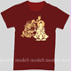 red CubicEx T-shirt *Buddha Dragon* size L