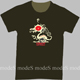 brown CubicEx T-shirt *Dragon Eye* size L