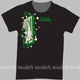 black CubicEx T-shirt *green Shark* size L