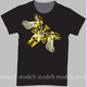 black CubicEx T-shirt *Vector Graphic* size L