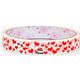 cute Deco Scotch Tape many red heart flowers