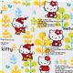 cute Hello Kitty canvas fabric trees ice skating winter