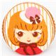 cute Paris girl Cosmo button fabric button Japan