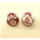 cute Russian matryoshka buttons 6 pieces