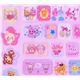 cute animals keyboard sticker pink kawaii
