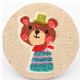 s�sser B�r Kokka Knopf Stoffknopf Japan