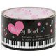 cute big black Deco Tape musical notes piano keys