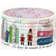 cute big books Deco Tape with stationery