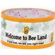 cute big white Deco Tape bees cloverleaves