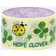 cute big yellow Deco Tape ladybird cloverleaf