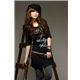 cute black long shirt with zipper