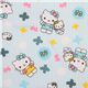 cute blue fabric with Hello Kitty as a mum with baby