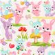 cute bunny sticker Japan kawaii