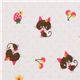 s�sser Katzen Jersey Kokka Stoff Japan Erdbeere Kirsche
