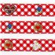cute checkered gingerbread heart woven ribbon Bavaria