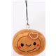cute chocolate cake roll plush cellphone charm