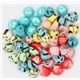 s�sse bunte Eiscreme Kugeln Miniatur Deko 5 St�ck