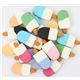 s�sse bunte Eis am Stiel Miniatur Deko 5 St�ck