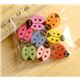 s�sse bunte Marienk�fer Holzkn�pfe kawaii 8 St�ck