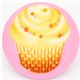 cute cupcake button fabric button Lecien Japan