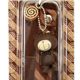 cute dark-brown chocolate bear cellphone charm