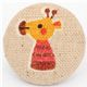 cute giraffe Kokka button fabric button Japan