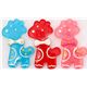cute glitter giraffe miniature deco kawaii 3 pcs