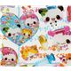 s�sse Glitzer Sticker Crux Panda & Hasen als Doktor