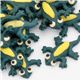 cute green miniature lizards deco kawaii 5pcs