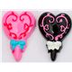 cute hearts lollipop miniature deco kawaii 2 pcs