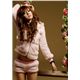 s�sser Pullover Hoodie mit Hotpants kawaii rosa