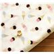 s�sser Eiscreme Stoff mit Waffeln 0,5m