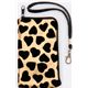 s�sse Leo Herz Samt Handytasche gold