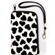 cute leo heart velvet cellphone case white