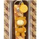 cute light-brown chocolate bear cellphone charm