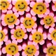 s�sse Miniatur Blumen Ton Stangen DIY 5 St�ck