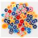 s�sse Miniatur Blumen Polymer Ton Scheiben 10 St�ck