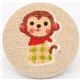 cute monkey Kokka button fabric button Japan