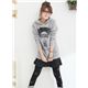 cute nerd sweater hoodie girl with glasses grey