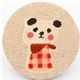 cute panda bear Kokka button fabric button Japan
