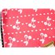 s�sser pinker Kirschen Herzen Stoff kawaii 0,5m