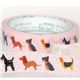 cute pink dogs Deco Tape Japan kawaii