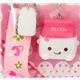 cute pink milk Tetra Pak cellphone charm kawaii