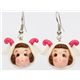 s�sses Widder M�dchen Kopf Ohrringe kawaii