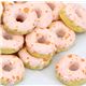 s�sse Erdbeer Donuts Miniatur Deko kawaii 5 St�ck