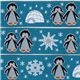 s�ss t�rkises Pinguin Webband Schneeflocke Iglu Winter