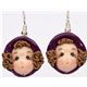 s�sse Hexen Kopf Ohrringe kawaii