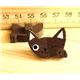 cute wooden button winking cat kawaii 1 pc